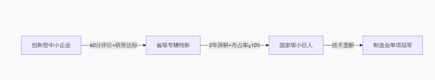 专精特新梯度培育形式